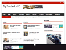 Tablet Screenshot of mypembrokenc.com